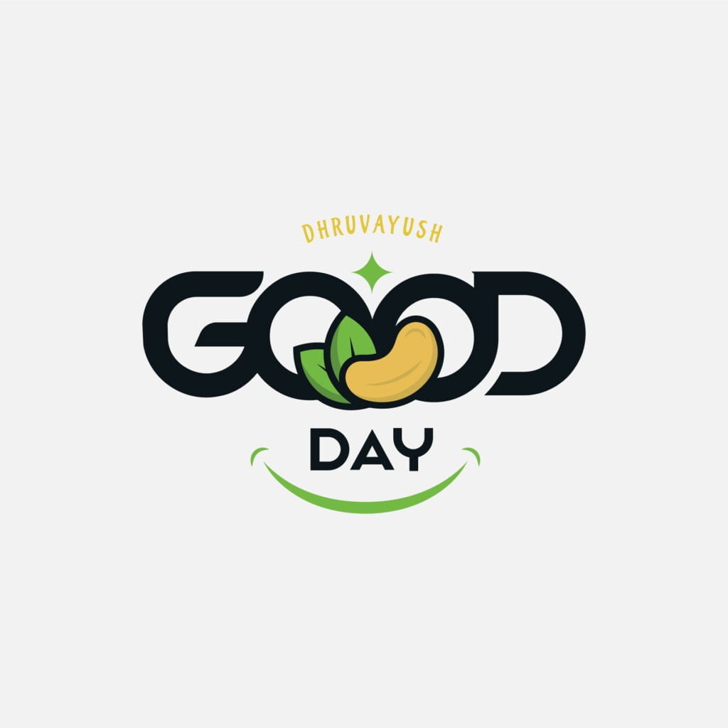 A variety of creative and appetizing FMCG food product logo designs featuring ingredients, packaging, or popular food items